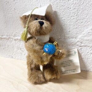 VTG The Boyds Graduation Teddy Bear with Cap and Globe, The Judith G. Collection